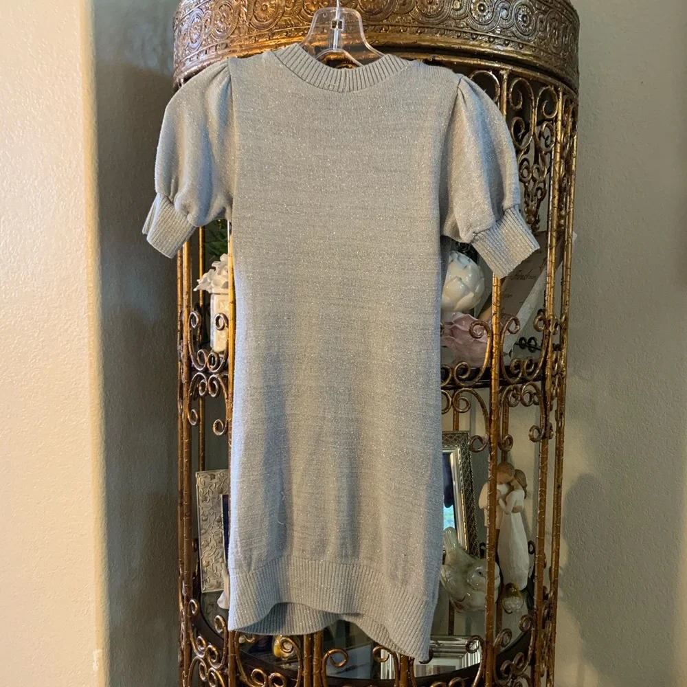 Juno New York Silver Sparkle Sweater